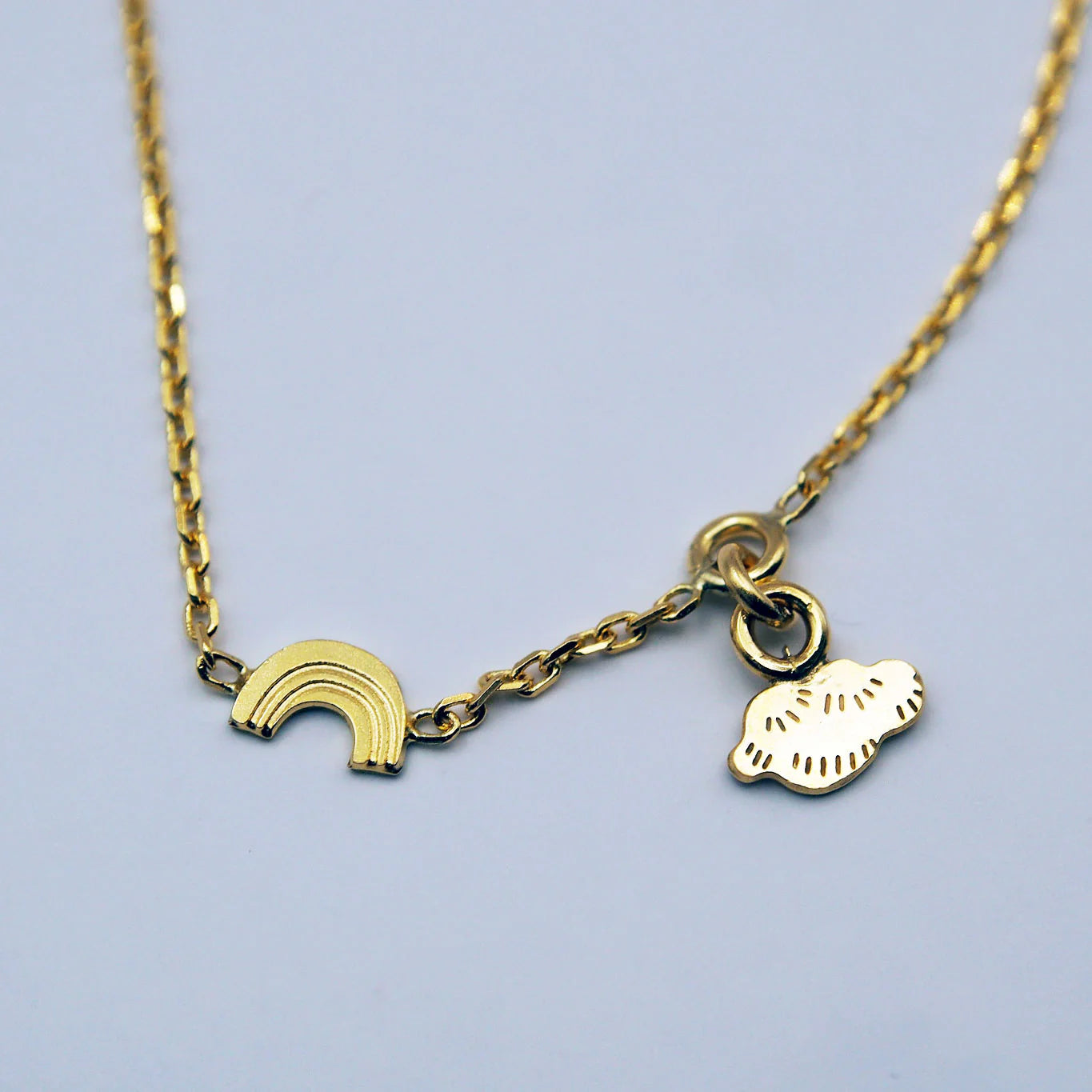 Bracelet | charms arc-en-ciel & nuage