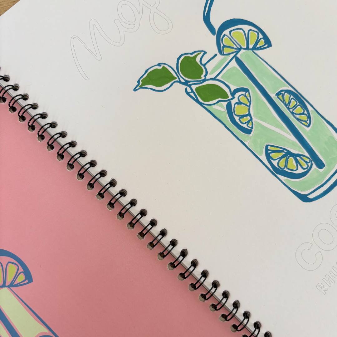 Carnet de coloriage A4 | Un Air d'été