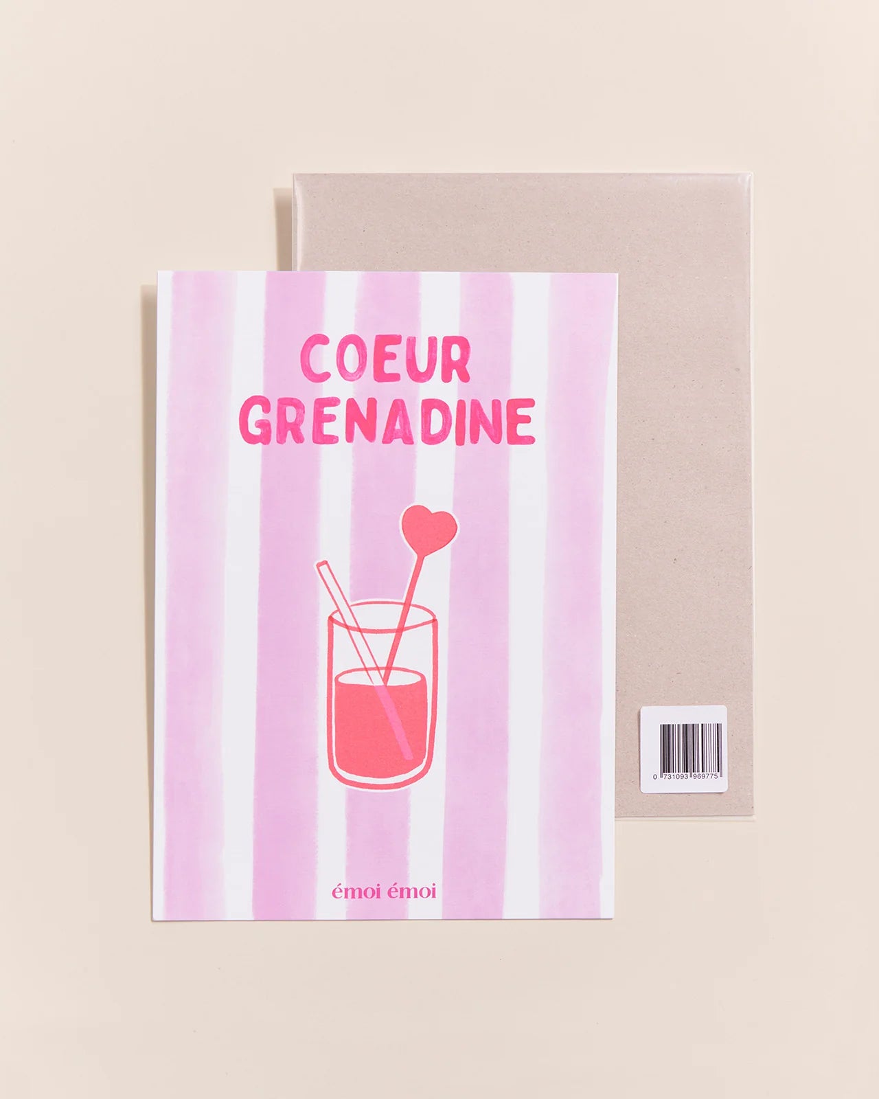 Affiche A4 | Coeur Grenadine