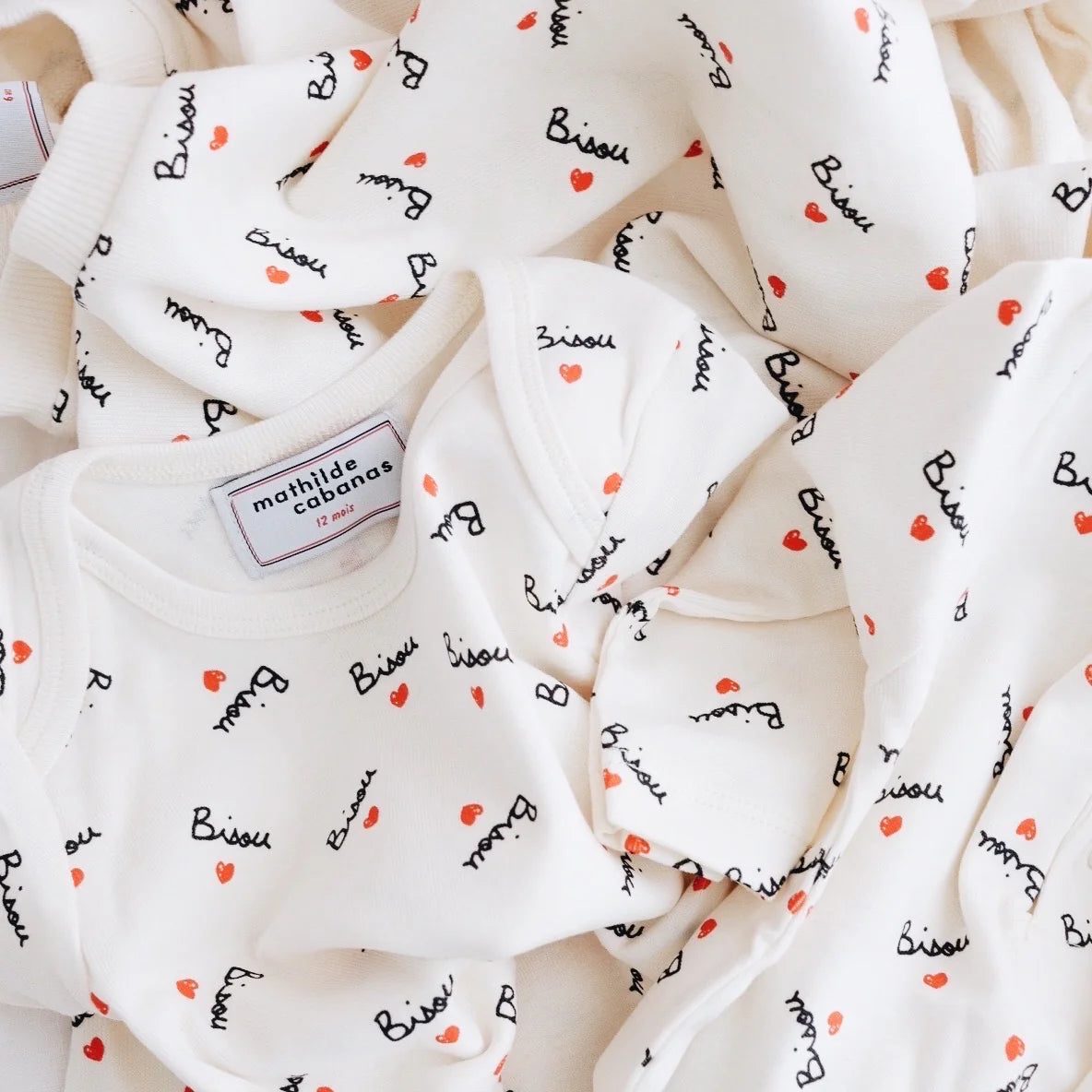 Body manches longues Bisou