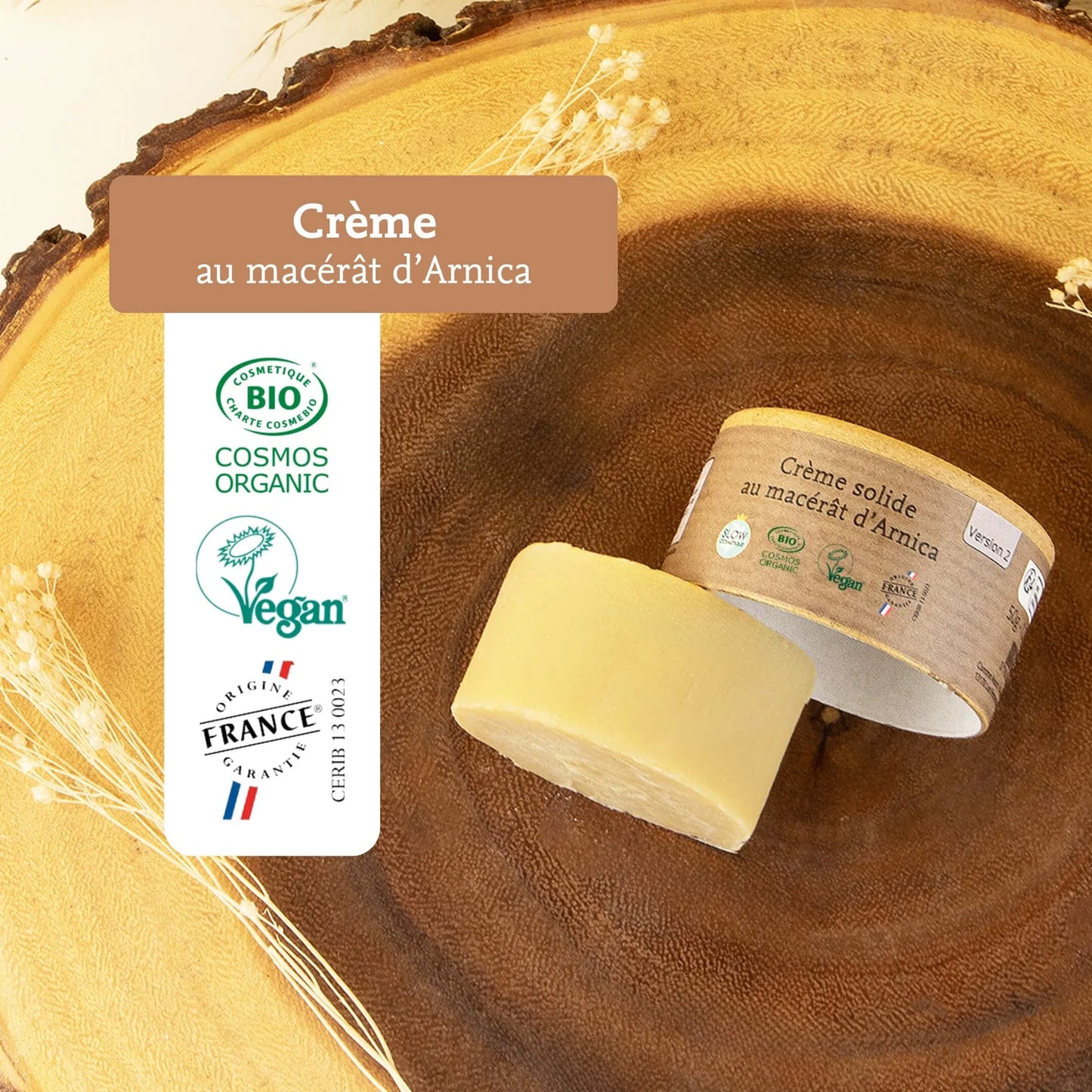 Crème Solide | Macérât d'arnica