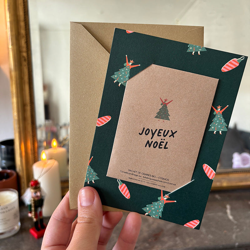 Carte de Vœux Joyeux Noël | Cosmos