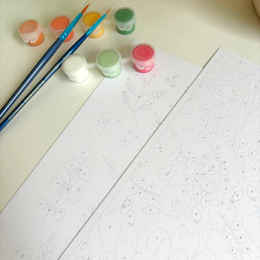 Peinture aux numéros | Petites fleurs sauvages