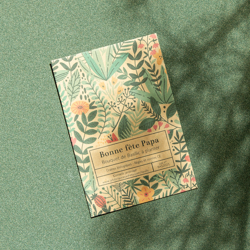 Sachet de graines | Bonne Fête Papa Jungle