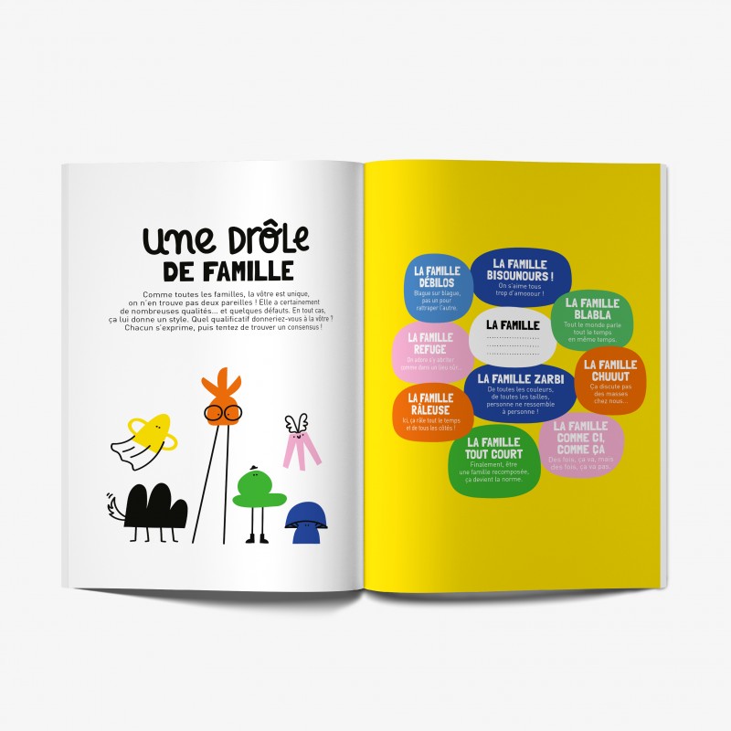 Livre à remplir tous ensemble | Ma tribu recomposée