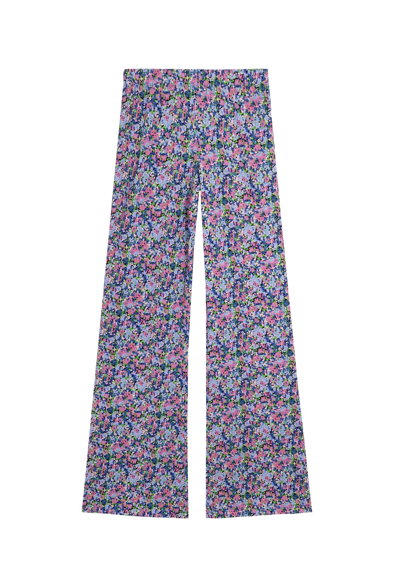 Pantalon coton bio évasé | Confettis Violet
