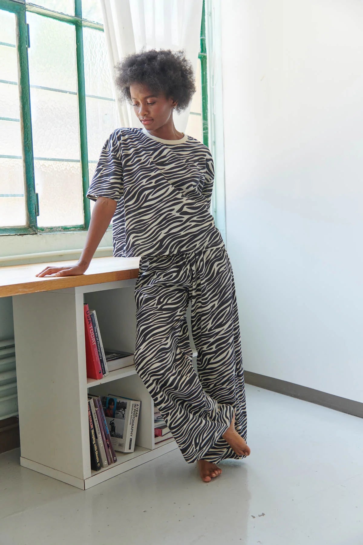 Pyjama long coton BIO | Zebra