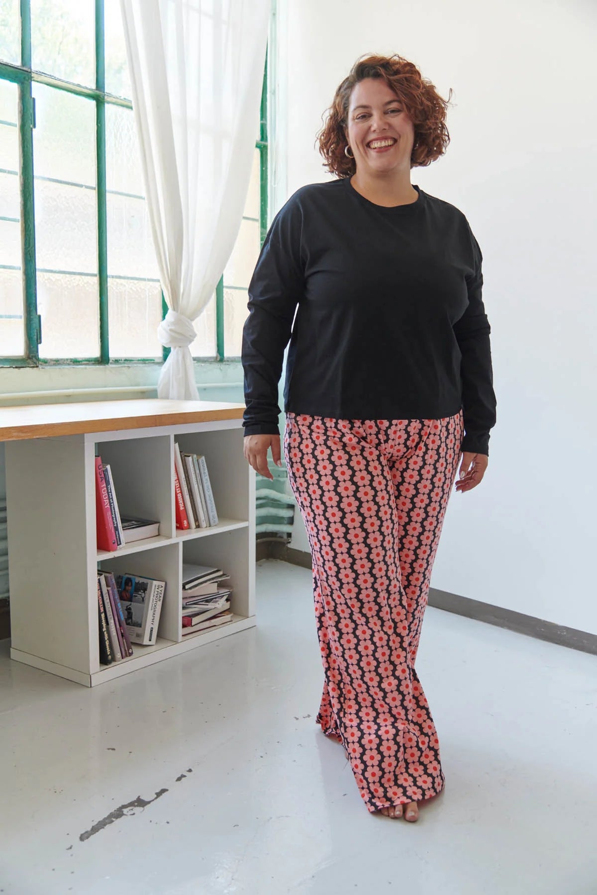 Pyjama manches longues coton BIO | Monique Noir