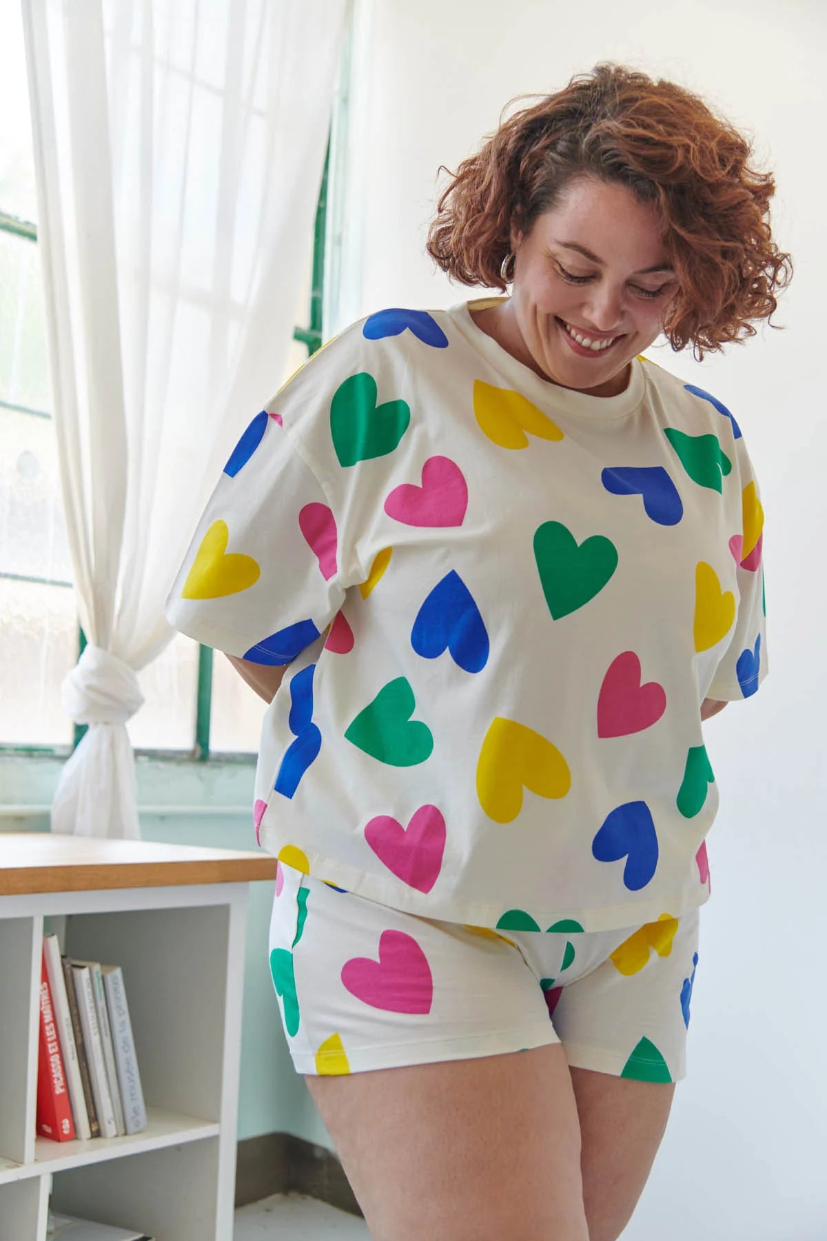 Pyjama coton BIO | Big Love Beige