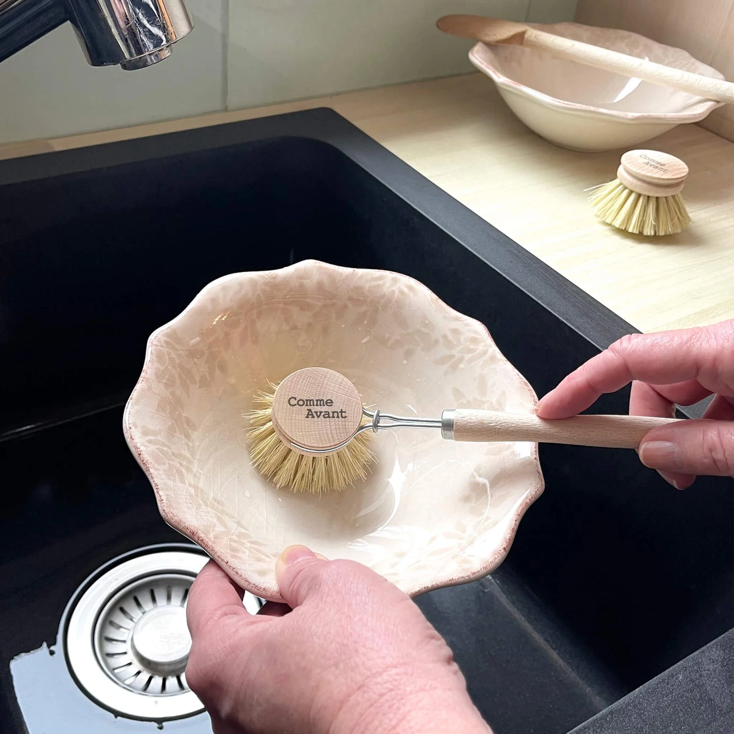 Brosse Vaisselle avec manche