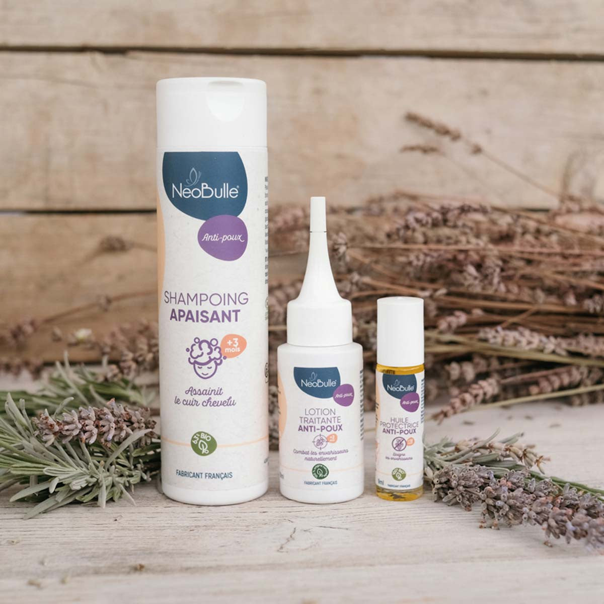 Shampooing apaisant anti-poux