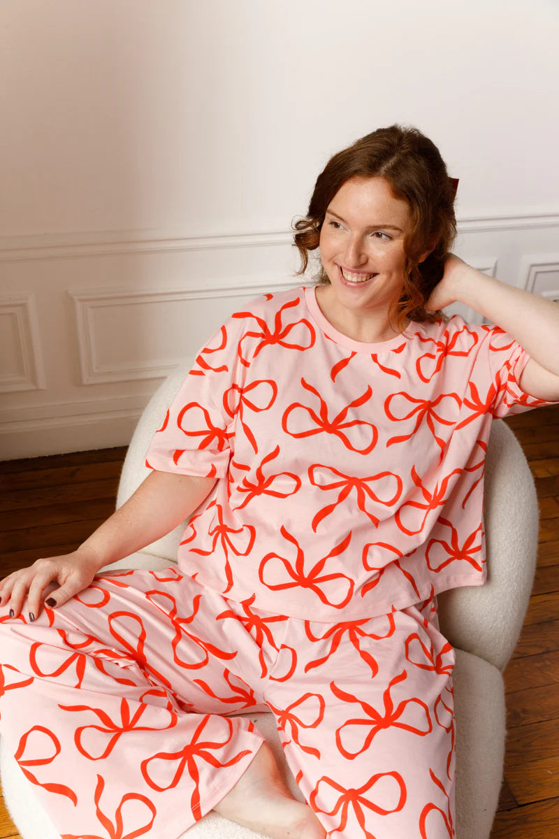 Pyjama long coton BIO | Bows