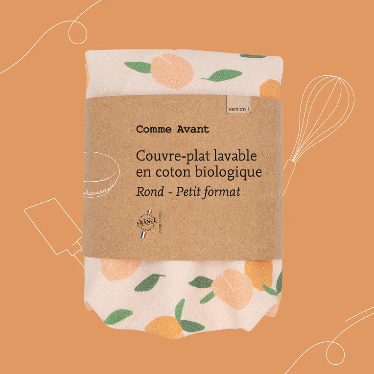 Couvre-plat alimentaire lavable