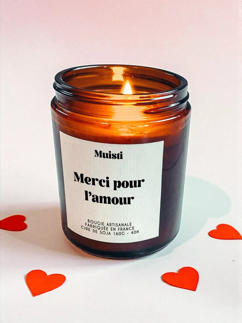 Bougie à message | Spécial Maman & Papa