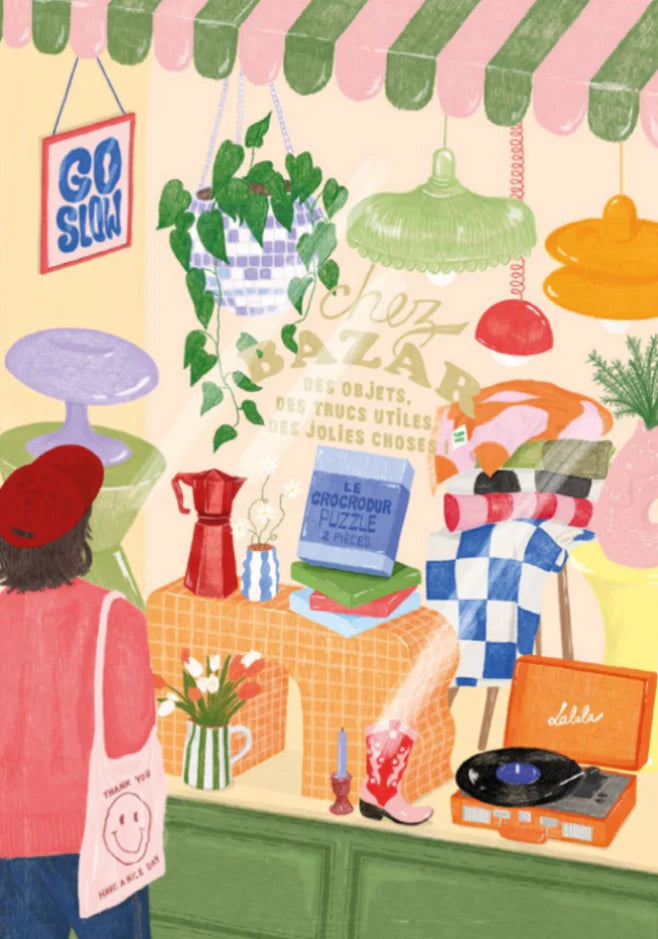 Mini Puzzle 100 pièces | Le lèche vitrine