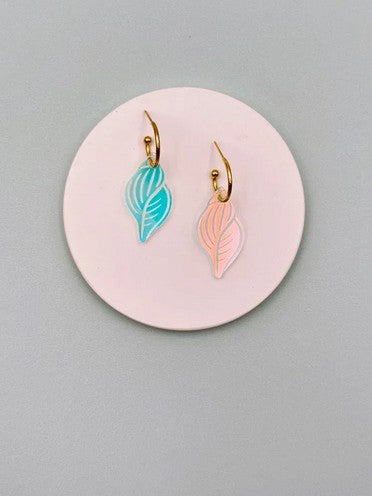 Boucles d'oreilles | Créoles Coquillages Spirales