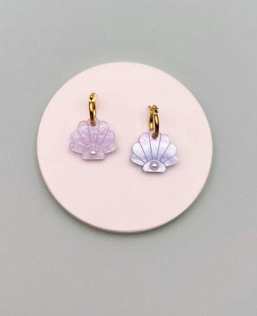 Boucles d'oreilles | Créoles Coquillages