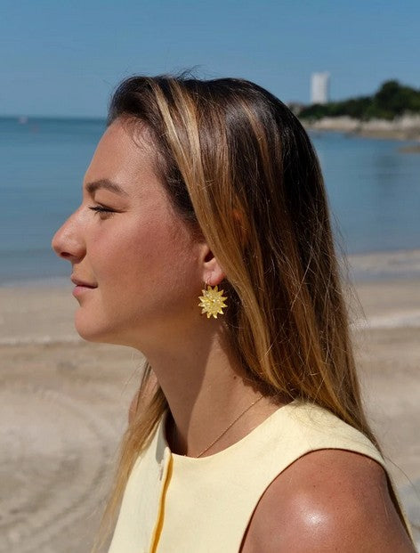 Boucles d'oreilles | Créoles Soleil
