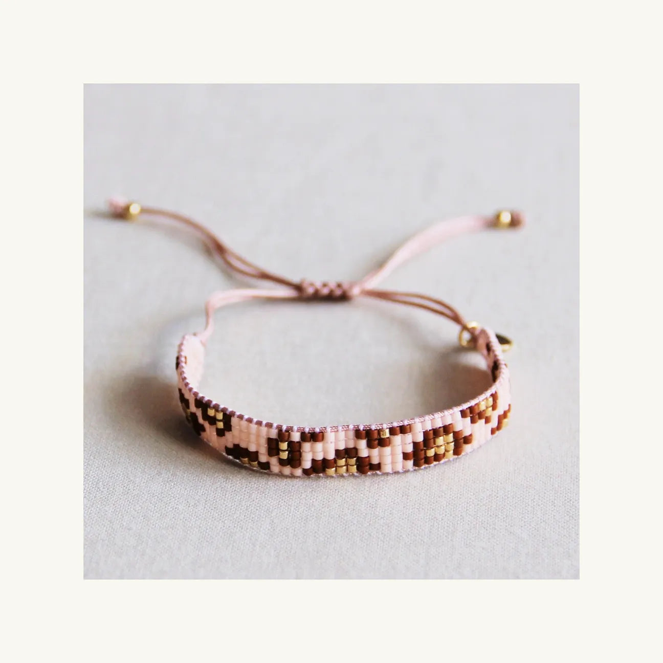 Bracelet Perles | LĂ©opard Rose