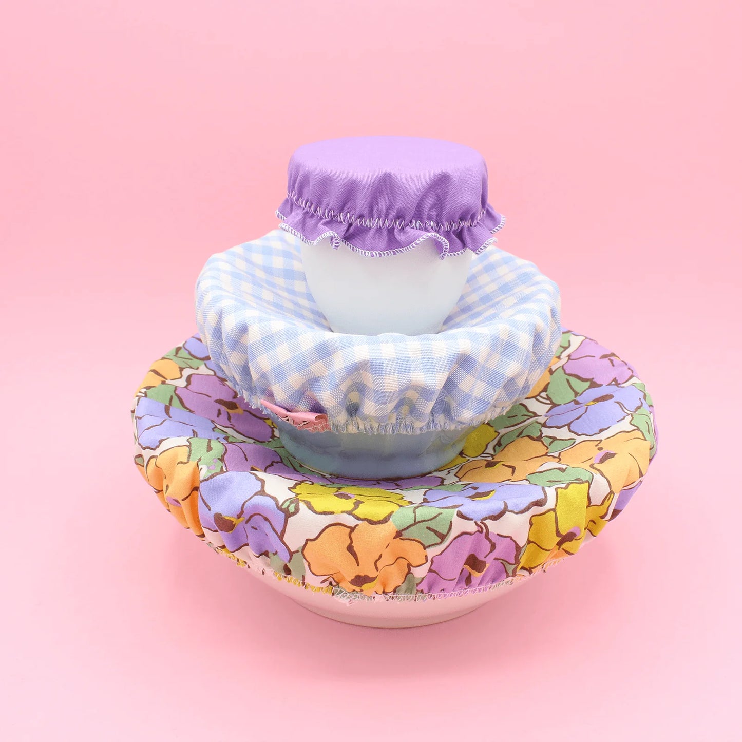 Lot de 3 Charlottes alimentaires | plusieurs motifs