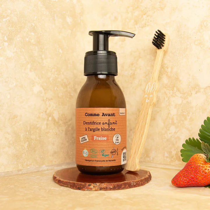 Dentifrice | Argile blanche à la fraise