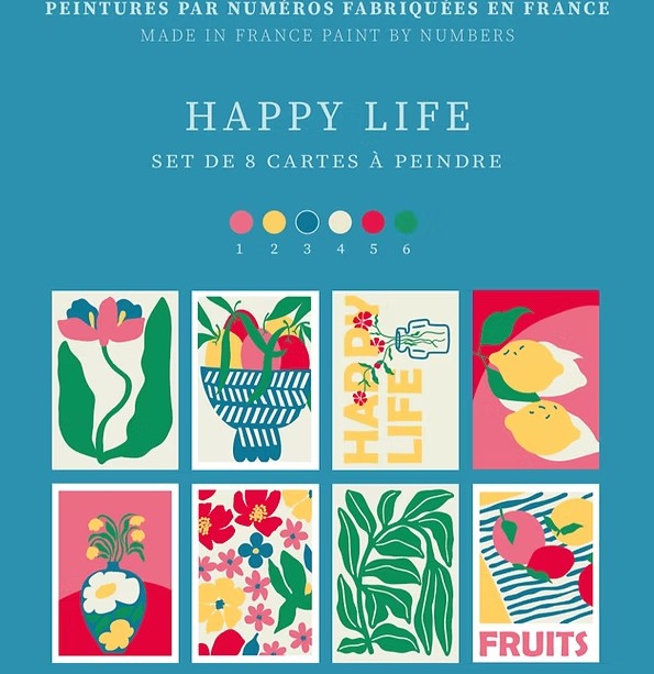 Cartes à peindre | Happy Life