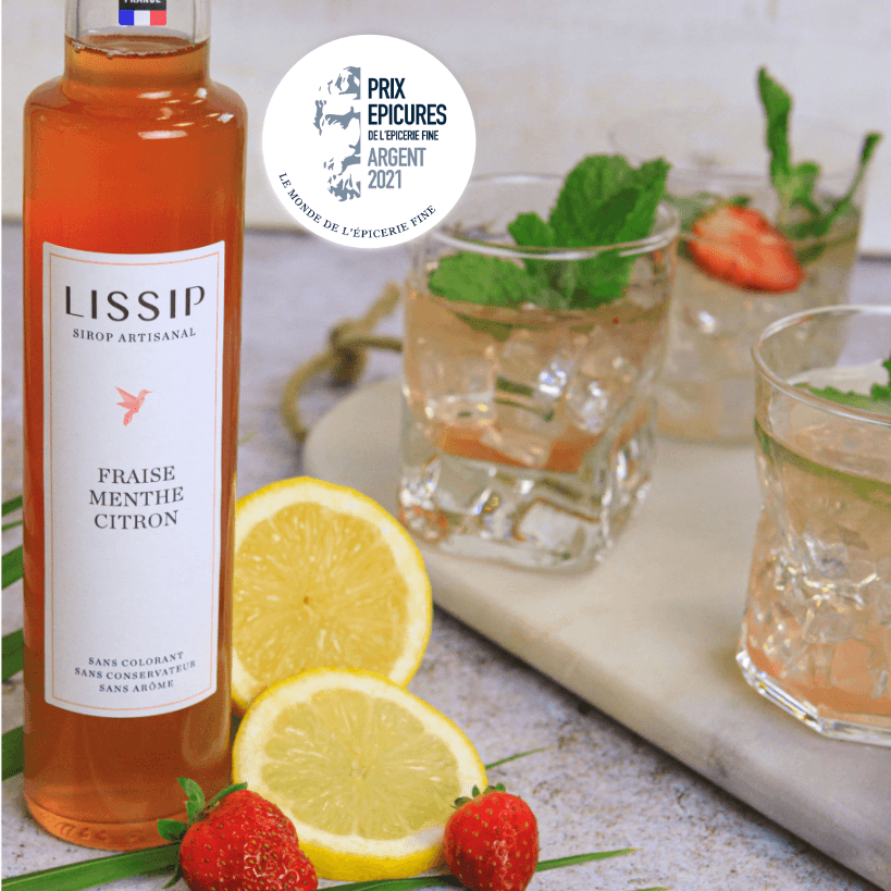 Sirop Artisanal | Fraise Menthe Citron - Nubia