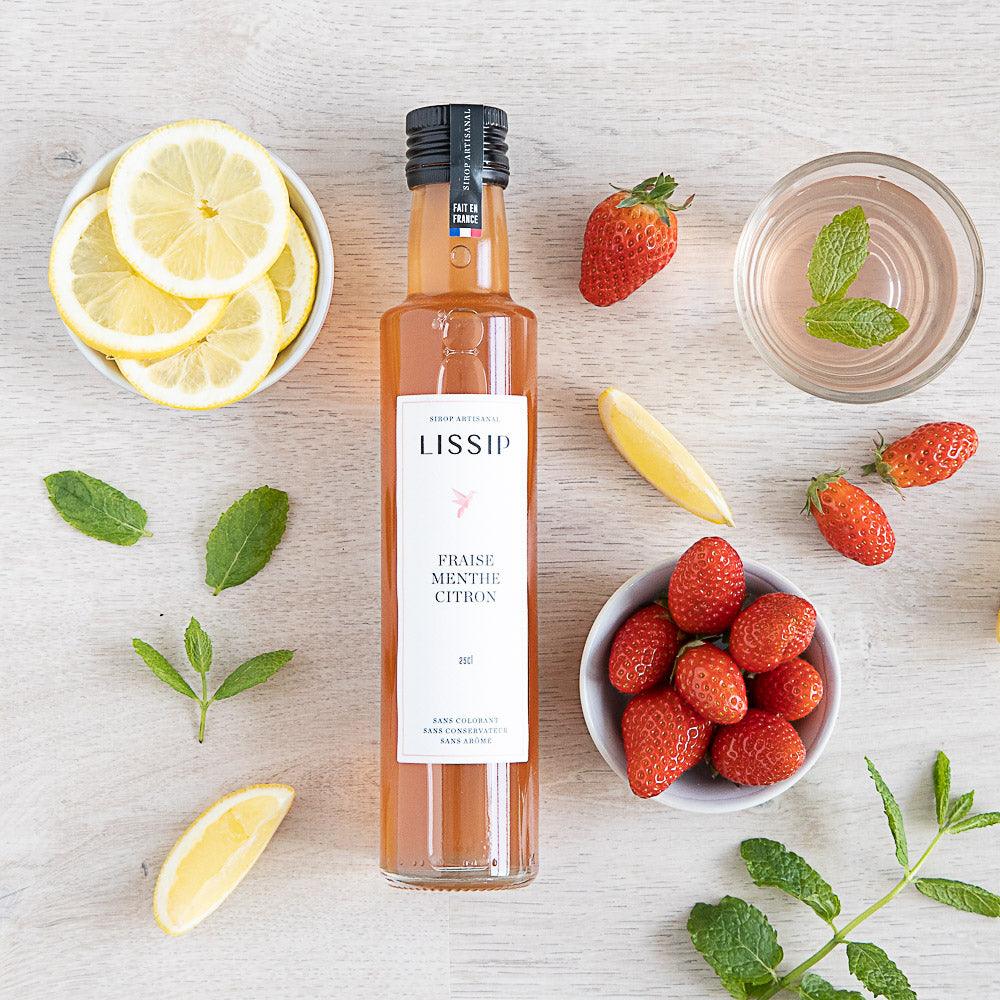 Sirop Artisanal | Fraise Menthe Citron - Nubia