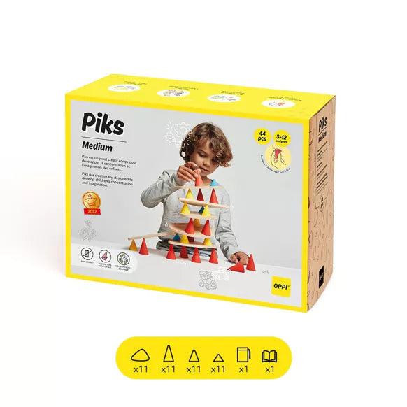 Jouet de construction éducatif en bois - Piks® Medium Kit - Nubia