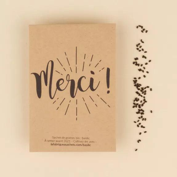 Sachet de graines | Merci - Nubia