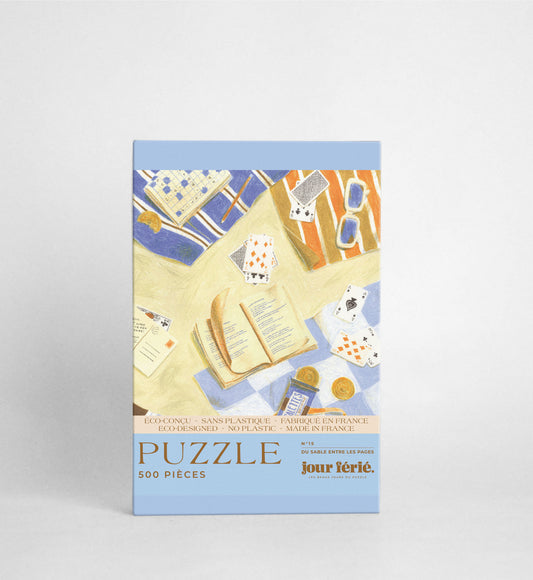 Puzzle 500 pièces | Du sable entre les pages