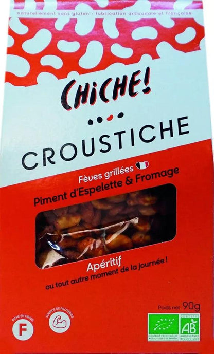 CROUSTICHE | Fèves grillées Piment d'Espelette & Fromage - Nubia