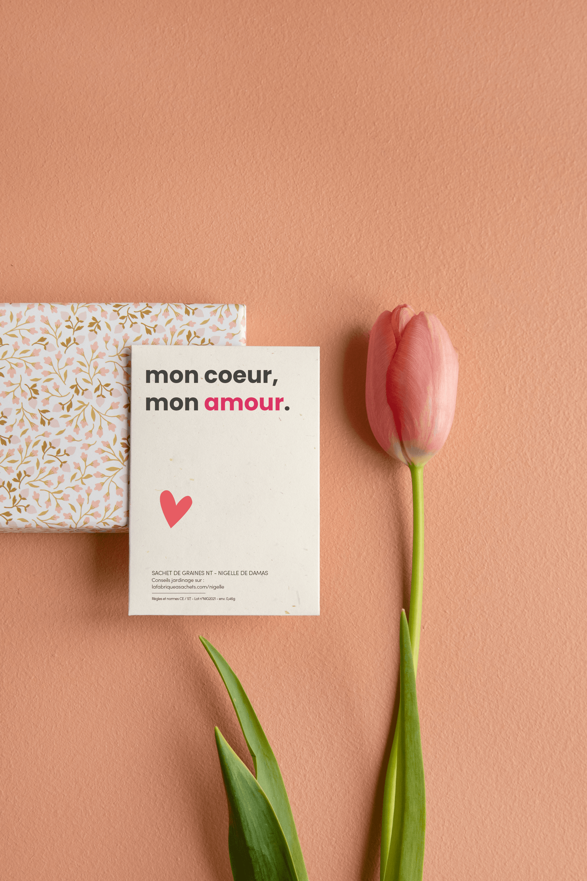 Sachet de graines | Mon Coeur Mon Amour - Nubia