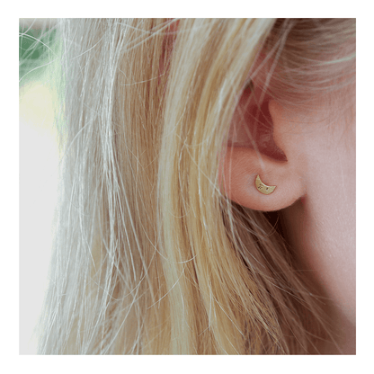 Boucles d'oreilles | Lune/soleil - Nubia