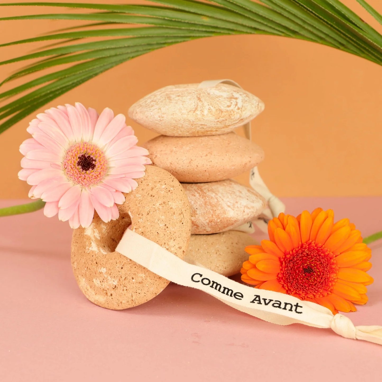 Galet exfoliant | argile naturel