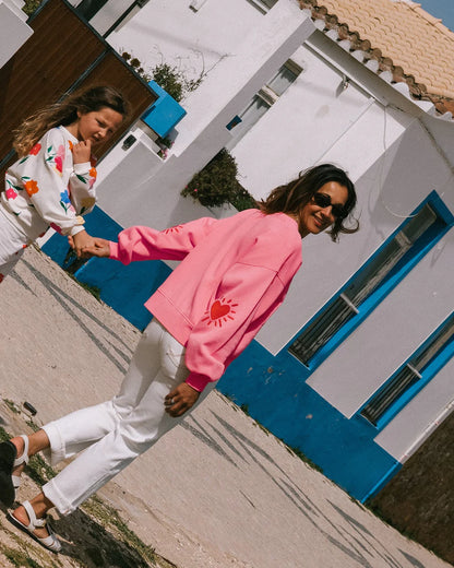 Sweat | cœur solaire rose