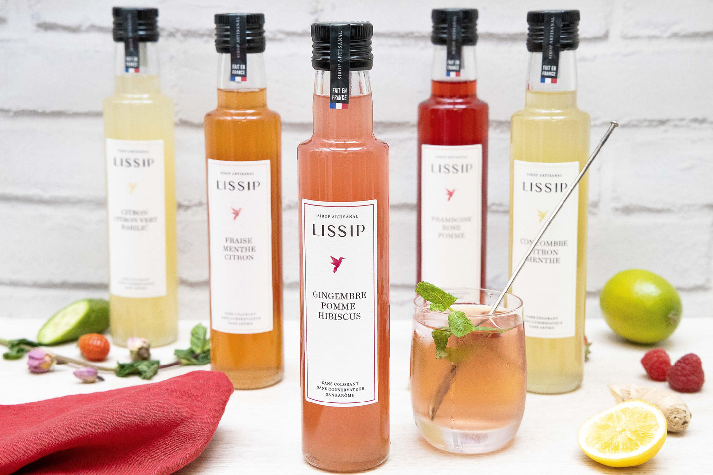 Sirop Artisanal | Fraise Menthe Citron - Nubia