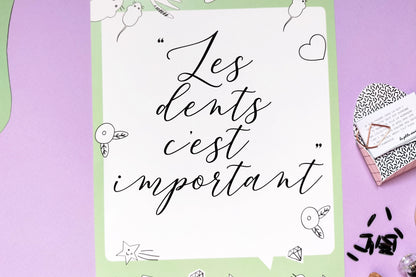 Kit dents de lait | petite souris ou fée des dents