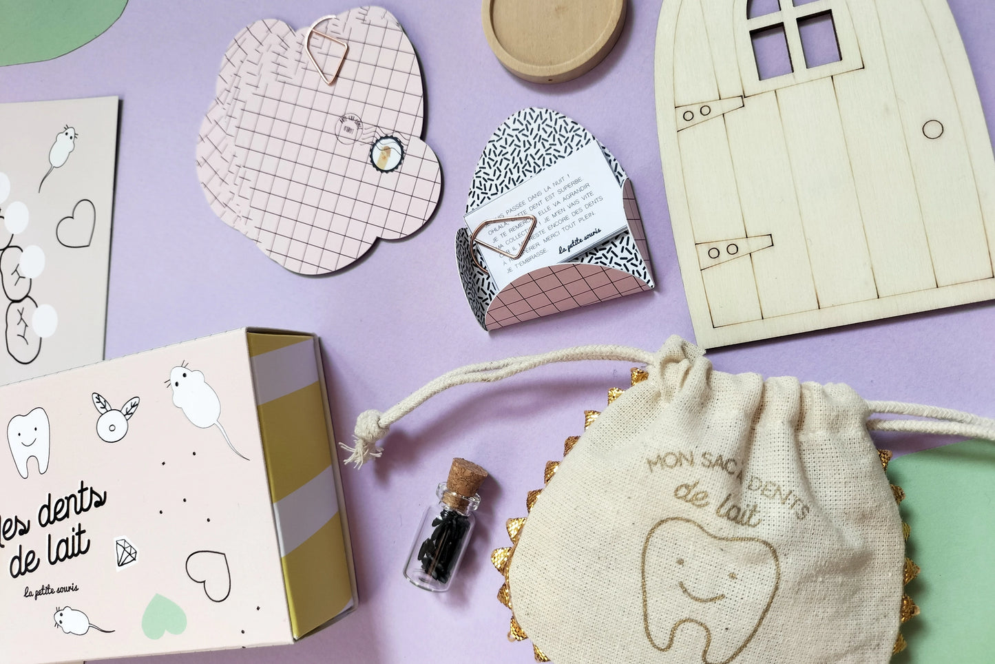 Kit dents de lait | petite souris ou fée des dents