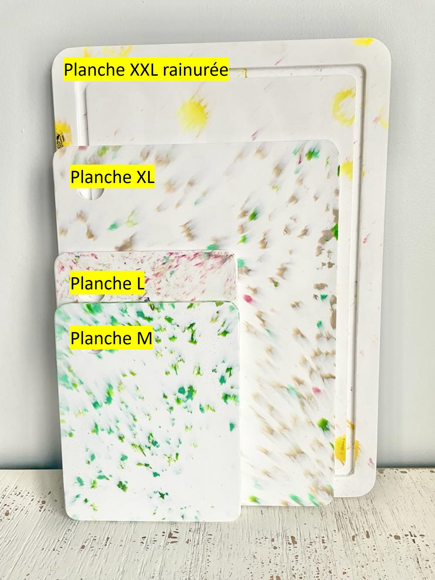 Planche à découper | XXL rainuré - plusieurs coloris