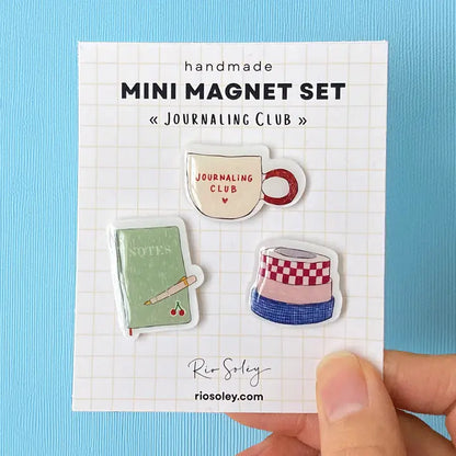 Trio de mini aimants | Journaling Club