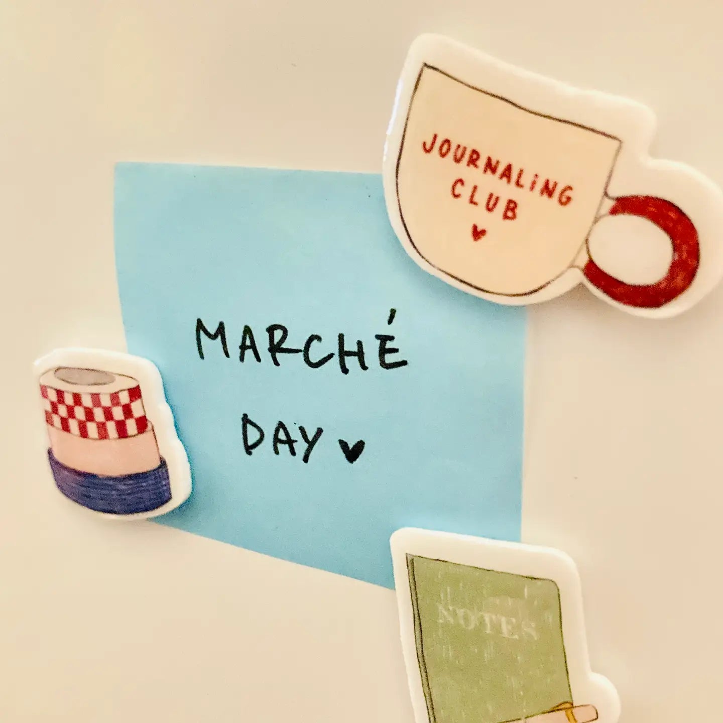 Trio de mini aimants | Journaling Club