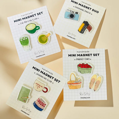 Trio de mini aimants | Journaling Club