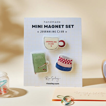 Trio de mini aimants | Journaling Club