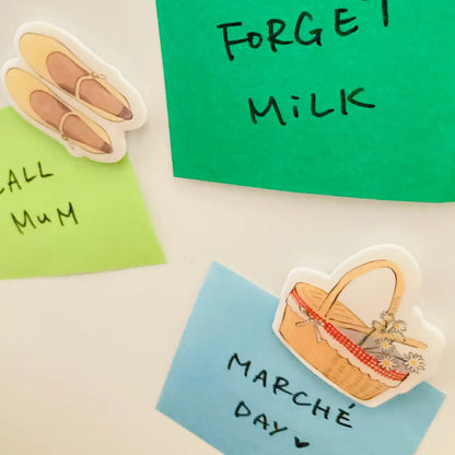 Trio de mini aimants | Market Day