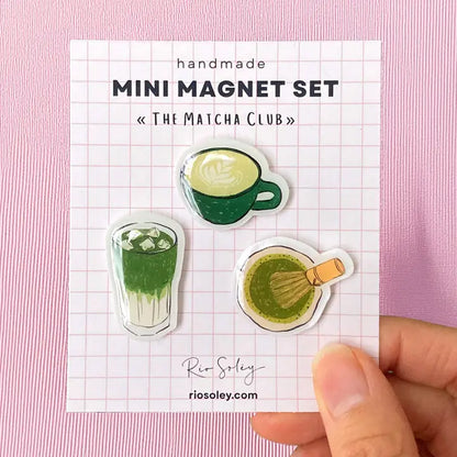Trio de mini aimants | Thé Matcha Club