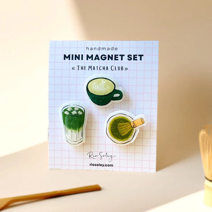 Trio de mini aimants | Thé Matcha Club