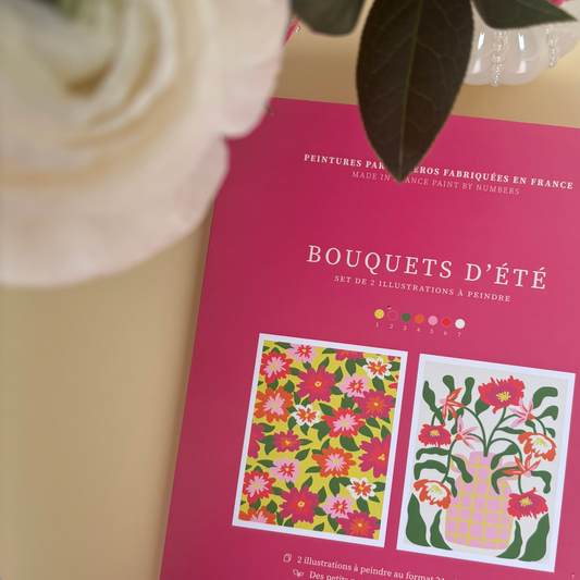 Peinture aux numéros | Bouquets d'été - Duo 24x30cm