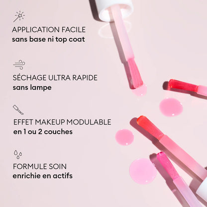 Vernis Soin | Active glow cranberry