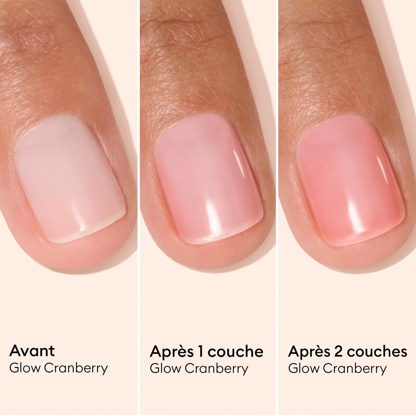 Vernis Soin | Active glow cranberry